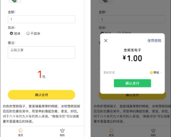 微信支付扫码付款 商家收银台 微信公众号程序商家收银台源码